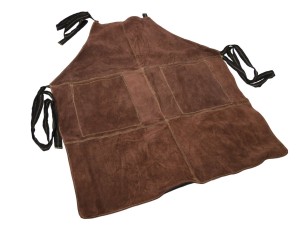 grembiule da uomo in pelle