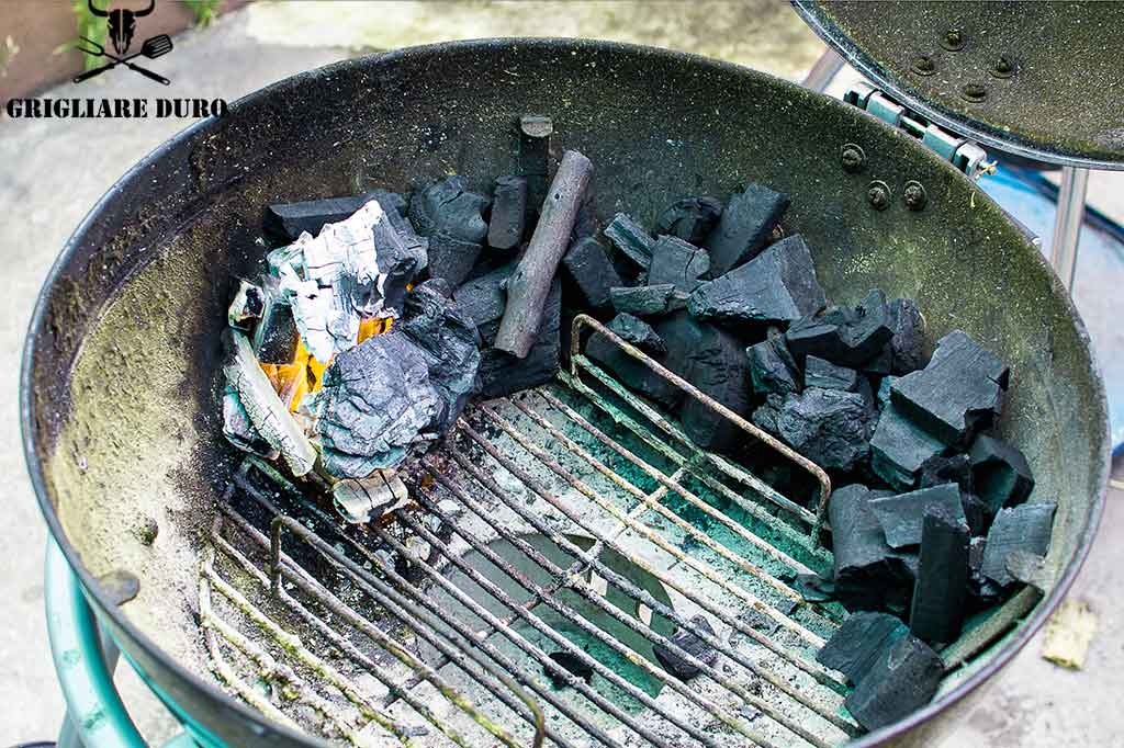 accendere il barbecue