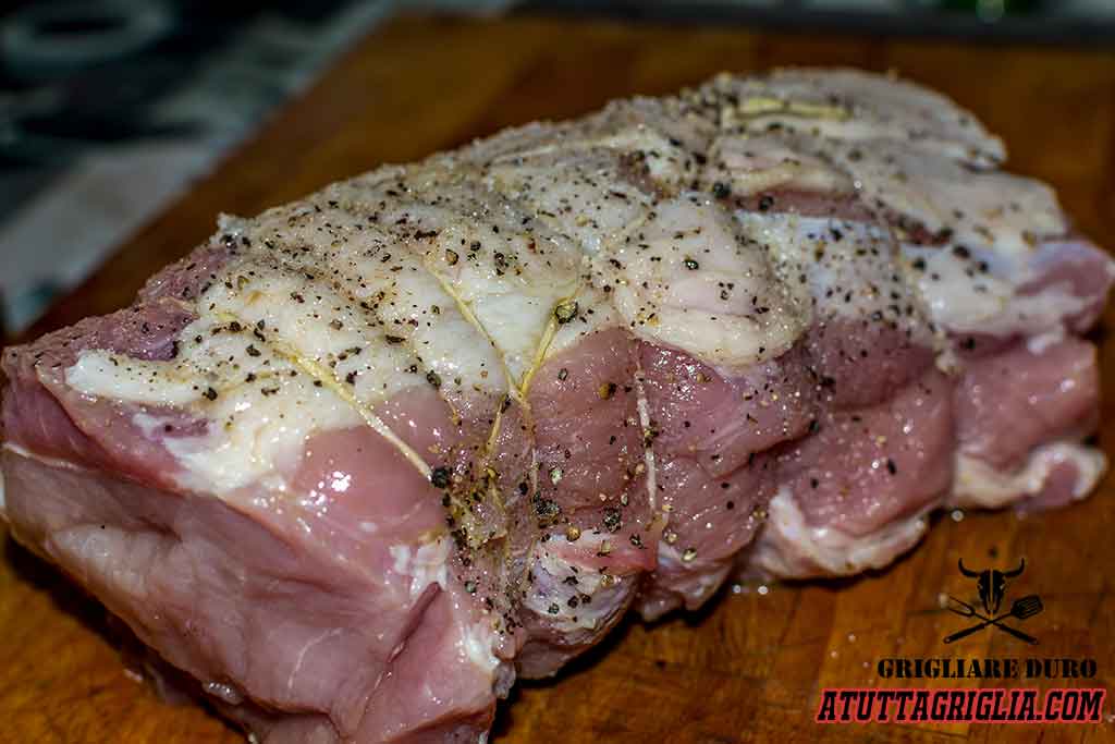 Arrosto di Maiale al Barbecue con frutta secca